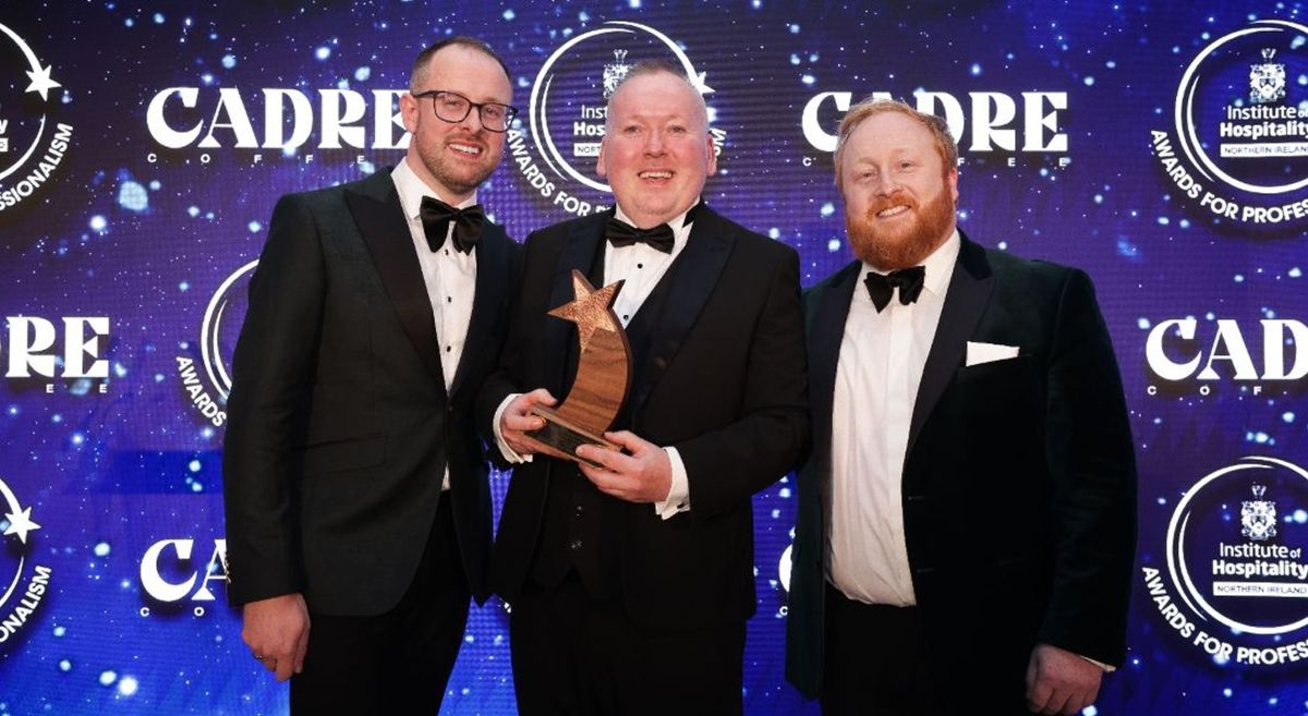 Picture of Thomas Turley at award ceremony